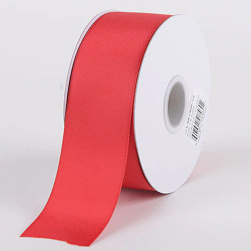 Red Texture 2 1/4 Inches x 50 Yards Grosgrain Ribbon