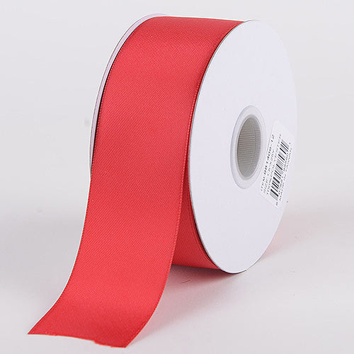 Thin Stripe Glitter Wired Ribbon : Red White - 2.5 Inches x 100 Feet