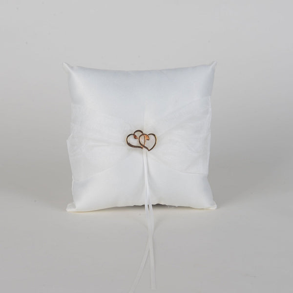 Wedding Ring Pillow, Ivory Ring Bearer Pillow,Ring Bearer Cushion