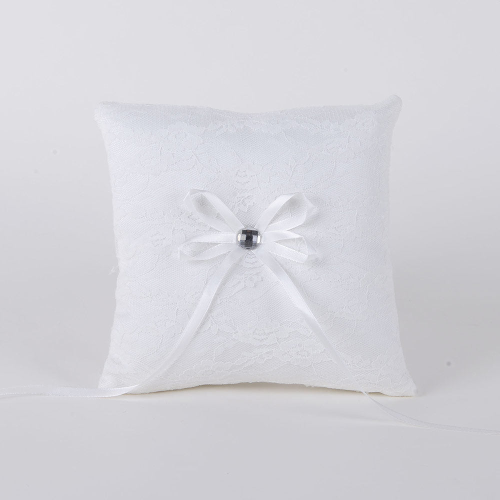 Ring Bearer Pillow Ivory ( 7 x 7 inches ) - JSYW878I BBCrafts.com