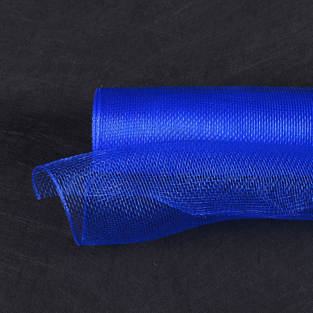 Royal Blue - Floral Mesh Wrap Solid Color - ( 10 Inch x 10 Yards ) BBCrafts.com