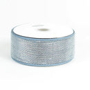 Metallic Deco Mesh Ribbons Silver ( 2.5 Inch X 25 Yards ...