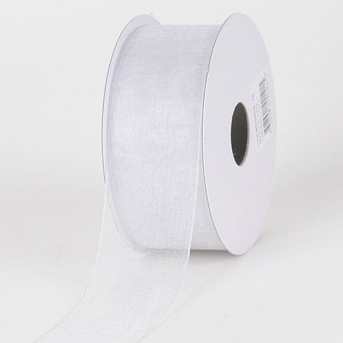 Silver - Sheer Organza Ribbon - ( 5/8 Inch | 25 Yards ) BBCrafts.com