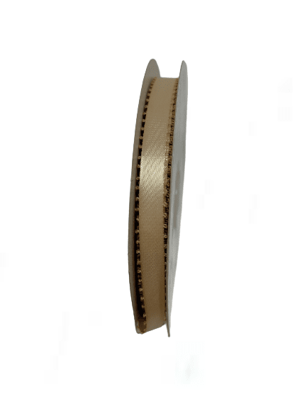 Tan - Satin Ribbon Feather Edge - ( 3/16 Inch|50 Yards ) BBCrafts.com