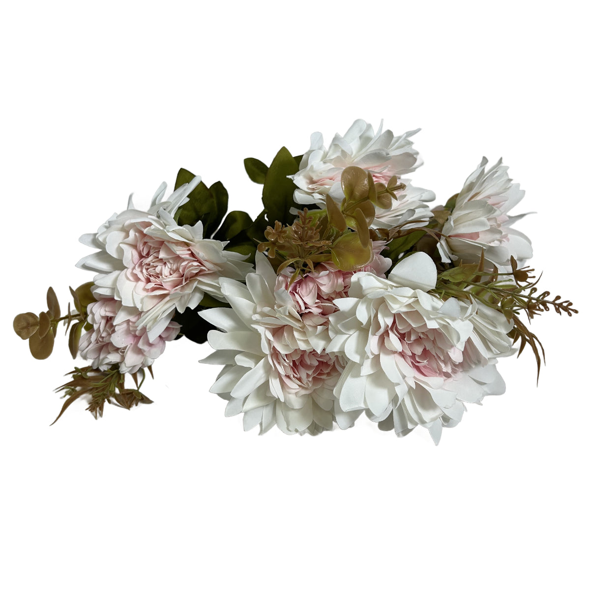 19" Mixed Artificial Flower Bush X11