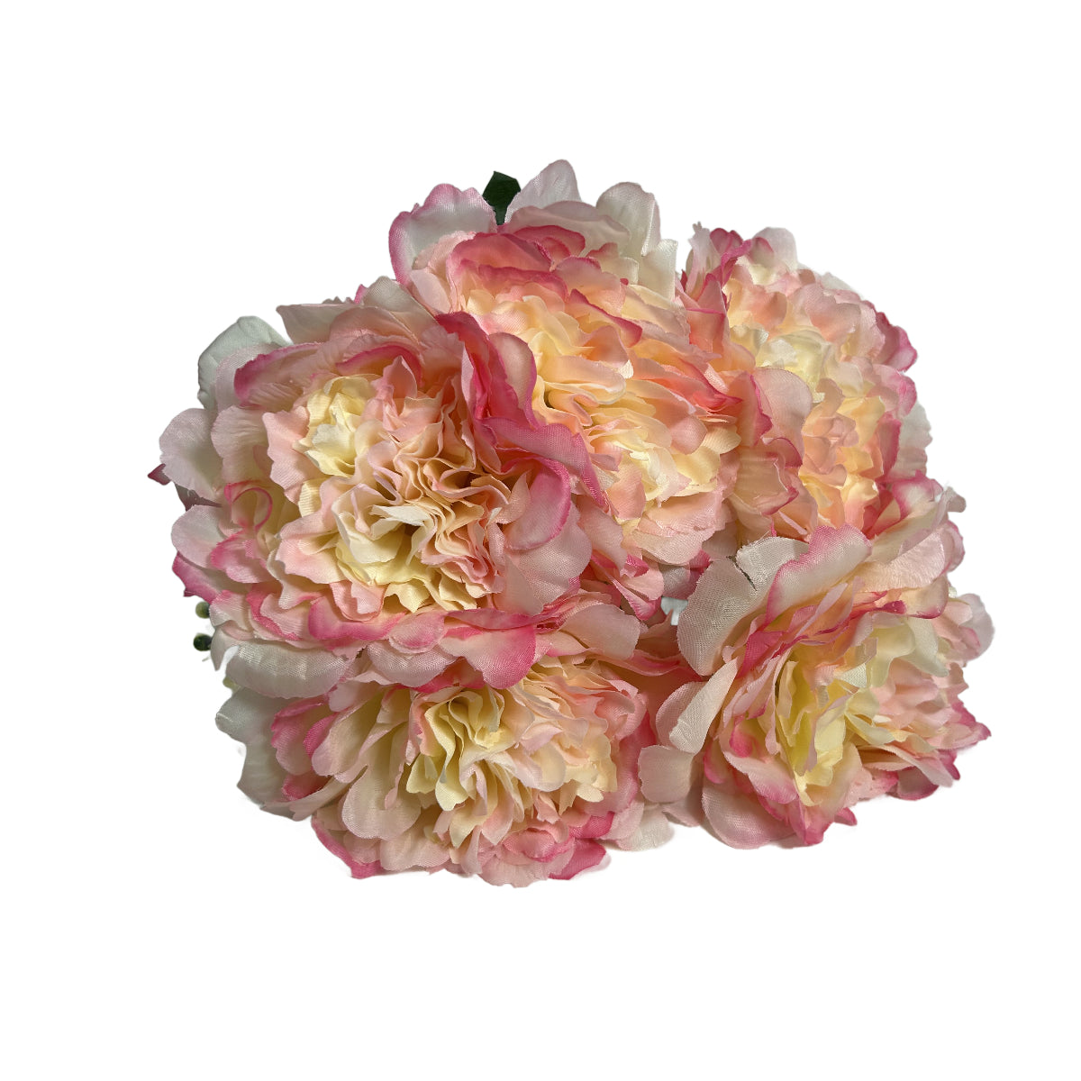 18" Artificial Flower Spray X5 - Peach