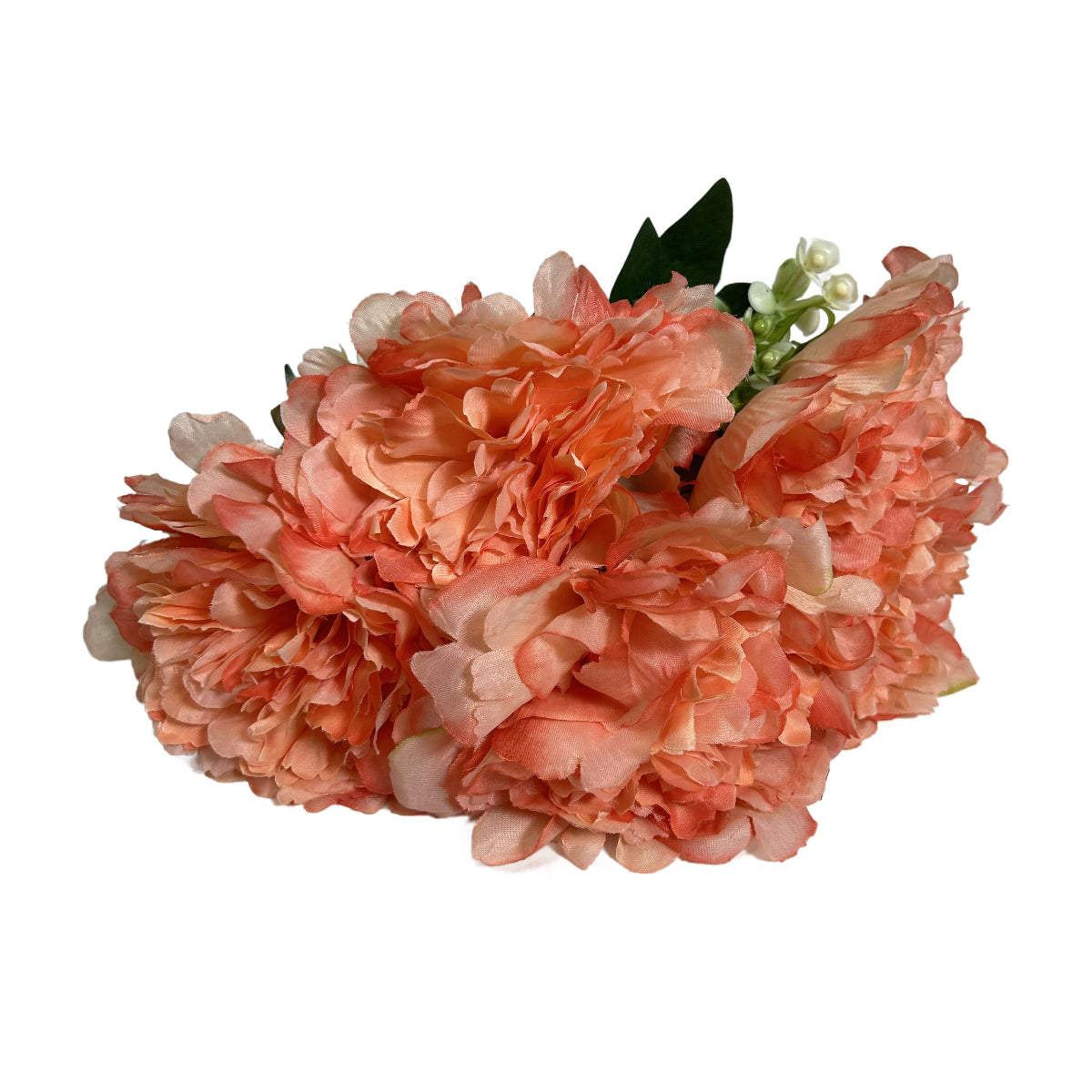 18" Peony Artificial Flower Bush X5