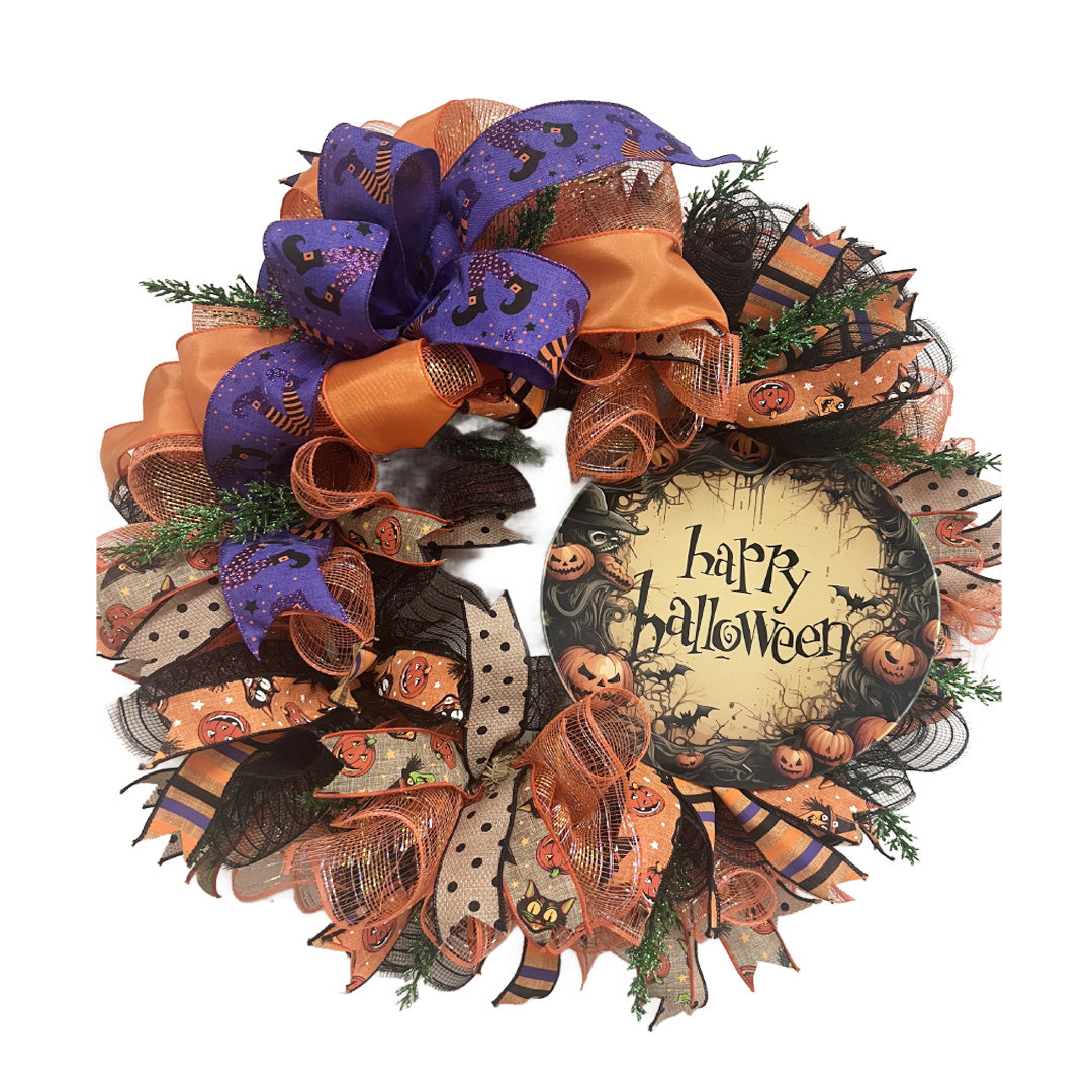 Halloween Wreath - Made By Designer Genine