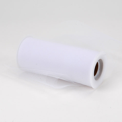 White Tulle - Roll for Wedding Aisles - 6 x 25 Yards - ShopWildThings