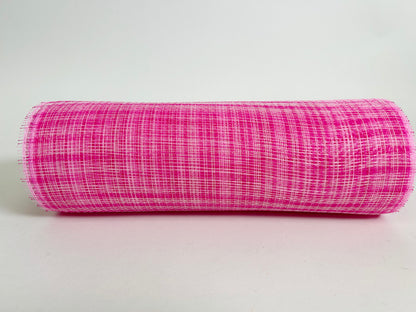 Pink Deco Mesh - 10 Inch x 10 Yards