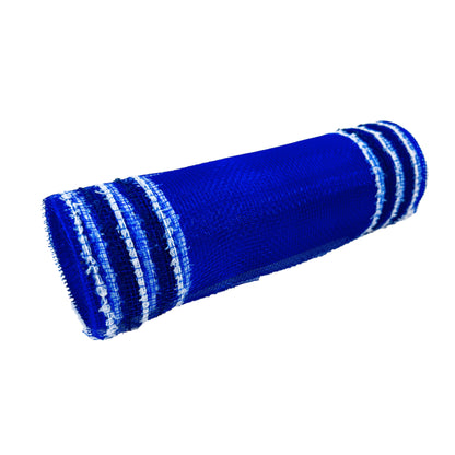 Royal Blue - Poly Snow Edge Deco Mesh - (10 Inch x 10 Yards)