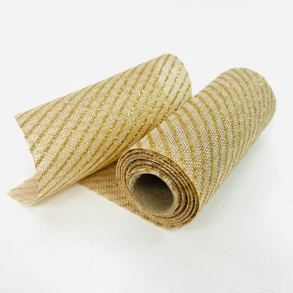 Natural - Faux Burlap Roll W: 6 inch | L: 5 Yards - 960115GO