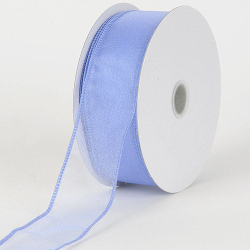 Iris - Organza Ribbon Thin Wire Edge 25 Yards - ( W: 5/8 Inch | L: 25 Yards )