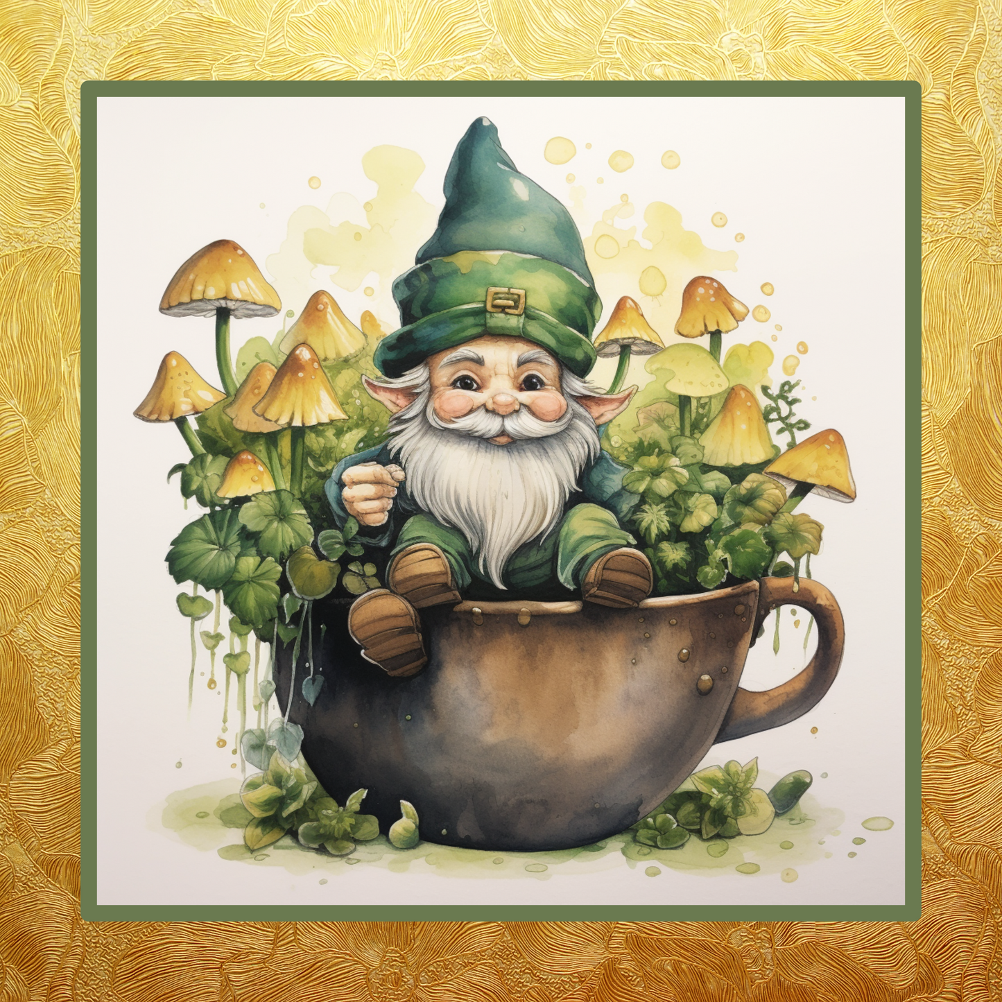 Saint Patrick's Day Metal Sign: Gnome - USA