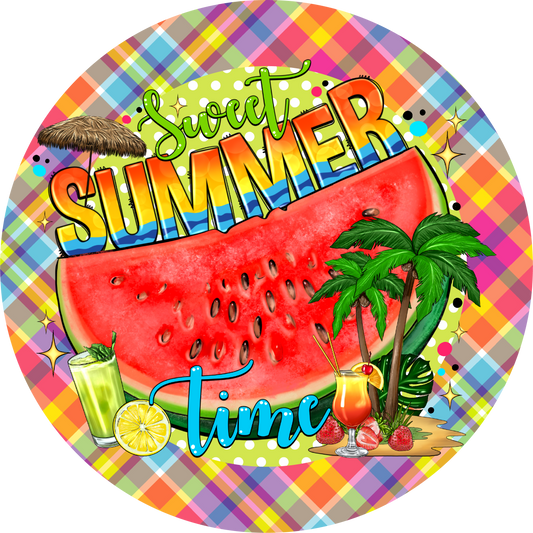 Sweet Summer Time Metal Sign - Made in USA