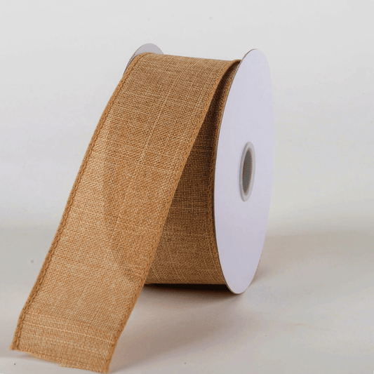 Dark Natural - Canvas Ribbon - W: 1-1/2 inch | L: 10 Yards