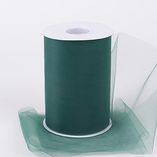 Hunter Green - Premium Tulle 100 Yards W: 6 Inch | L: 100 Yards